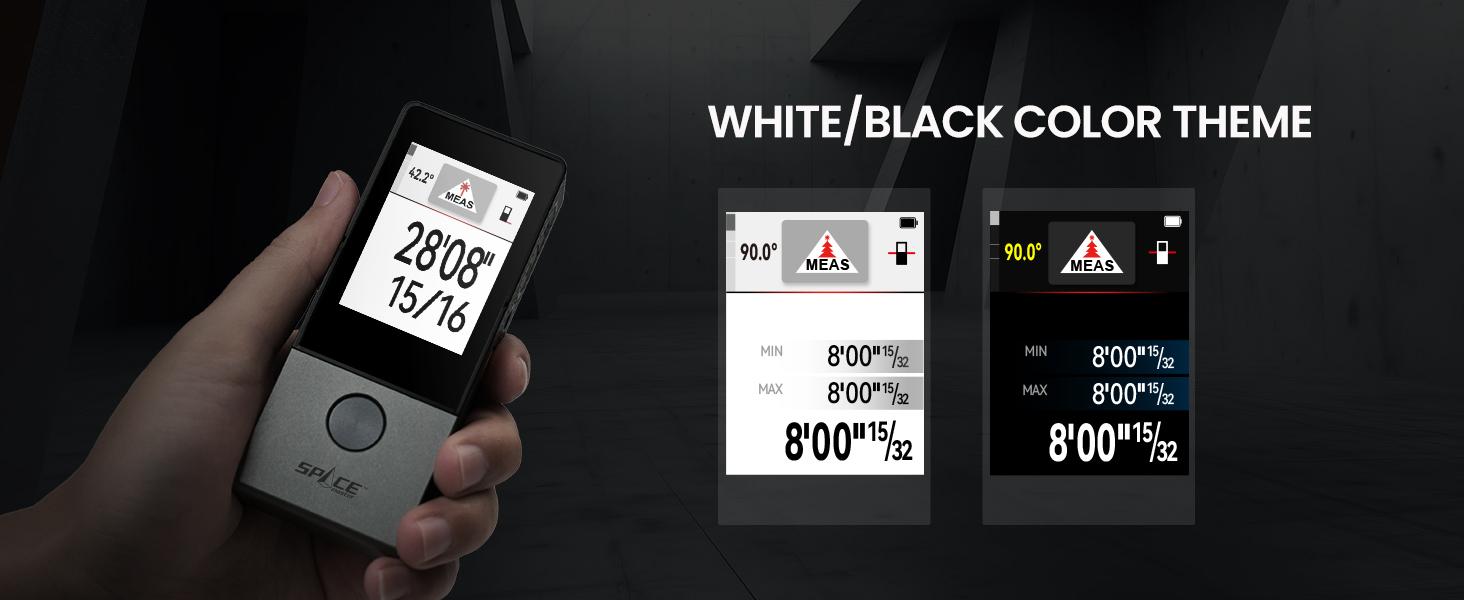 Mileseey D9 Pro 330Ft Professional Laser Measurement Tool, equipped with an IPS touchscreen interface, point-to-point measurement, live angle display, APP sync support, and a laser measuring tool with a visual aligning indicator. Rechargeable Range Finder Mileseey D9 Pro 330Ft Professional Laser Measurement Tool, equipped with an IPS touchscreen interface, point-to-point measurement, live angle display, APP sync support, and a laser measuring tool with a visual aligning indicator. Rechargeable Range Finder