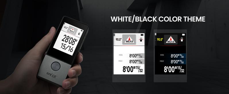 Mileseey D9 Pro 330Ft Professional Laser Measurement Tool, equipped with an IPS touchscreen interface, point-to-point measurement, live angle display, APP sync support, and a laser measuring tool with a visual aligning indicator. Rechargeable Range Finder