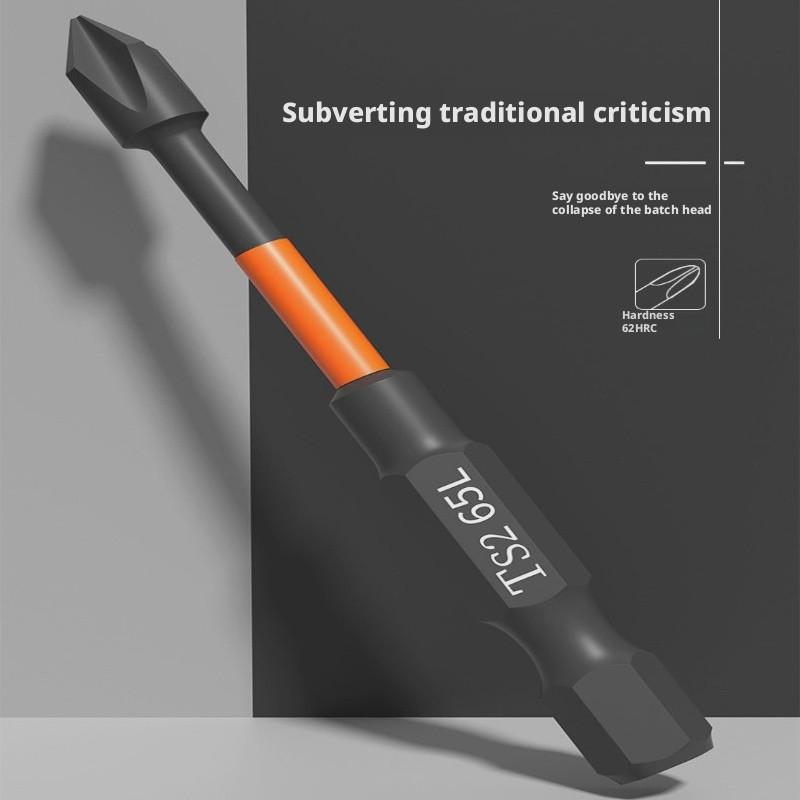 S2 Steel Strong Magnet Bit for Impact Drivers, High Hardness, Durable, Ideal for Self-Drilling Screws, Impact Driver Accessories, Hardware Tools