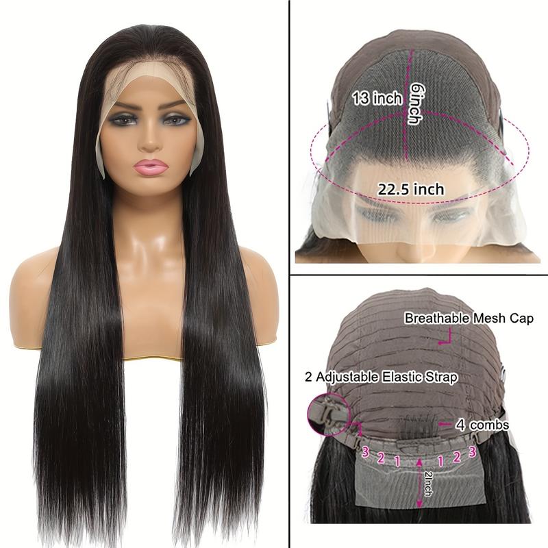 Bling Hair HD Lace Front Human Hair Wig 13x4 13X6 Straight Frontal Wig Pre Plucked With Baby Hair For Women Clearance 180 Density