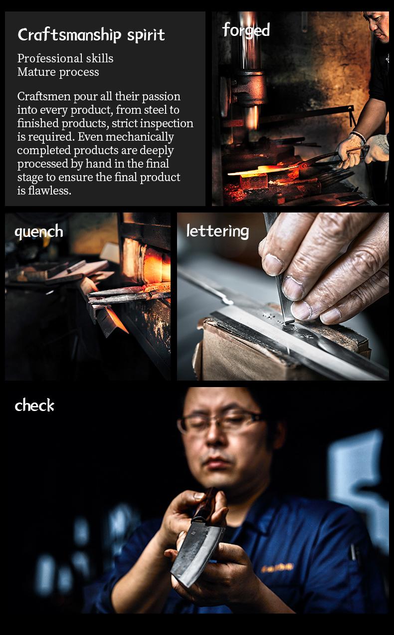 1 pc Japanese Yanagiba Knife Professional Deba Knife 16.5-24CM, 4-6mm Blade Thickness, Multi-purpose Sashimi Knife for Sushi and Fish Preparation