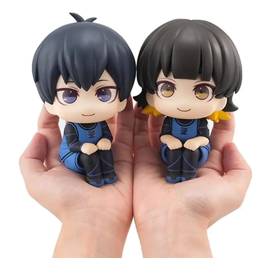 In Stock 10cm Blue Lock Anime Figure Look Up Isagi Yoichi/Nagi Seishiro Action Figure Bachira Meguru Collection Model Doll Toys