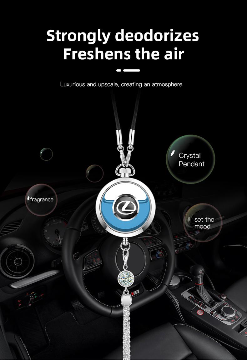 1Pcs Car Perfume Pendant Air Freshener Hanging Perfume Diffuser For Lexus GS IS LS500h ES260 ES300h RX350h NX260 UX260 LM LC RZ450e TX RC CT200h GX550 LX600 LX570 NX350 HS250