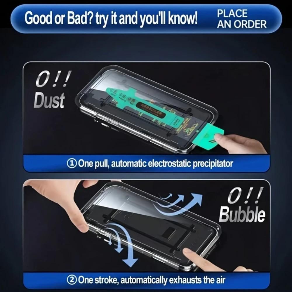 3Pcs Oleophobic Dust-Free Easy Installation Matte Privacy Protective Screen Protector for Smartphone iPhone 16 15 11 12 13 14 17 Pro Max Plus