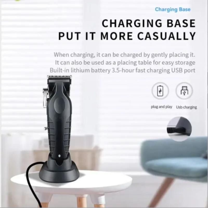 Professional Electric Hair Clipper for Barbers and Stylists, USB Rechargeable, Adjustable Blade Guard, Ideal Gift for Men Km-2296 Km-2299