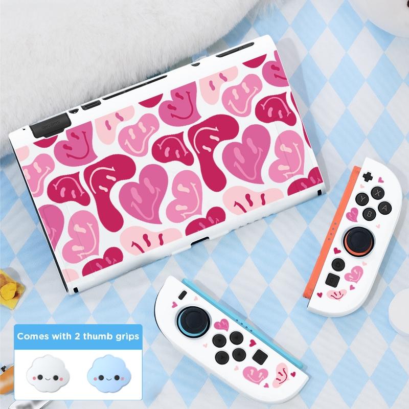 For Nintendo Switch 2 game console accessories, TPU soft case, comes with 2 thumb joystick caps, drop-proof and scratch-resistant, removable protective cover, 2025 new style, light and soft shell, multiple colors available, Console Controller Accessories