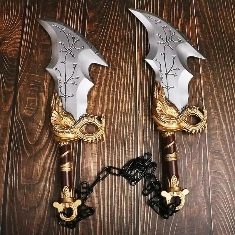 45cm 2pcs PU Katana Safe Unsharpened Sword Anime Costume Cosplay Prop Sabre PU Athena Blade Real Size Japanese Katana Original Samurai Sabre Gift