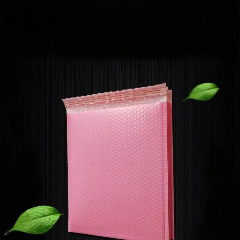100 Pack Cherry Blossom Pink Self-Sealing Bubble Mailers 15X20 Cm (5.91X7.87 In) - Padded Envelopes for Safe Shipping & Bulk Mailing