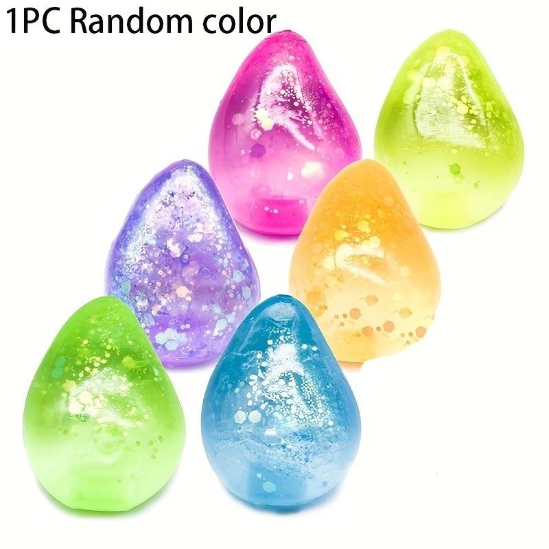 Colorful Crystal Simulated Water-Drop Squishy Toys, Soft & Fun Squeezable Toys, Ideal for Desk Decor & Classroom Rewards, Great Gifts