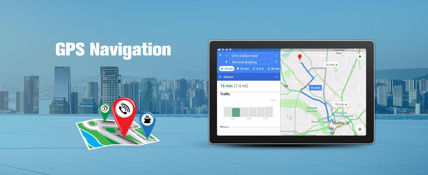 Car Stereo for Chevy Silverado GMC Sierra 2014-2018 touch screen has Android Auto Wireless Carplay, Bluetooth WIFI supports GPS Navigation（With Bose system, you need to purchase an additional fiber optic box! ! !）