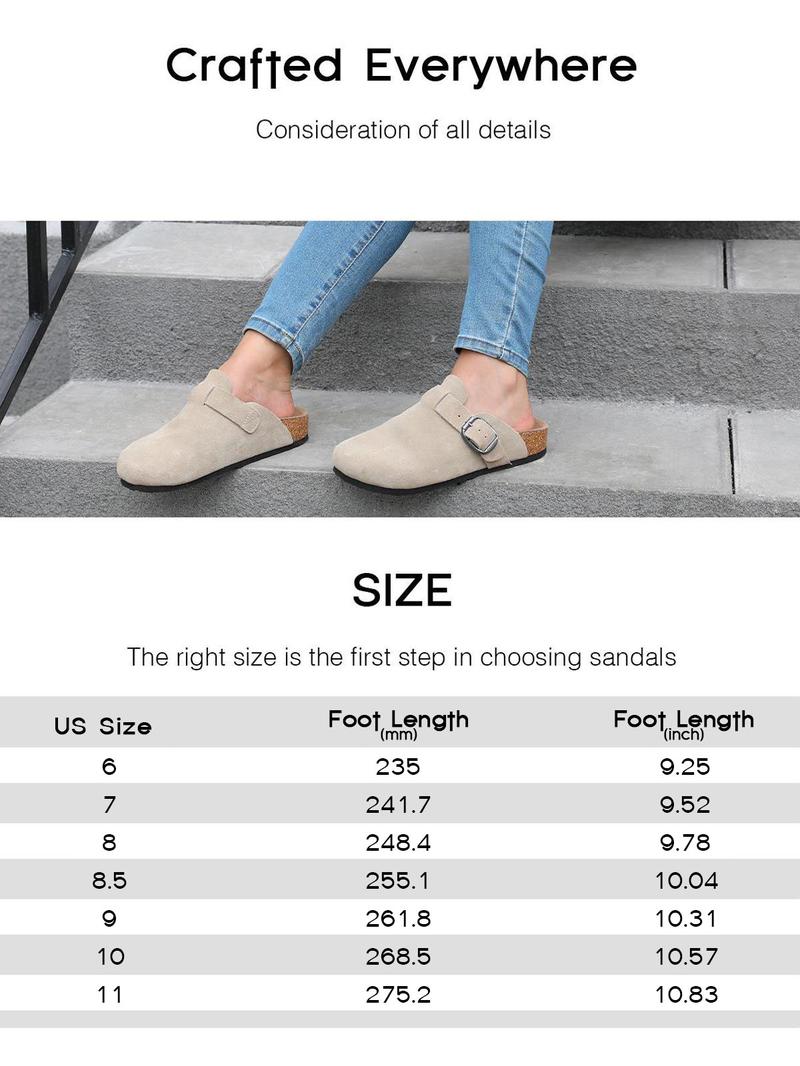 FITORY Breathe I | Women’s Suede Clogs
