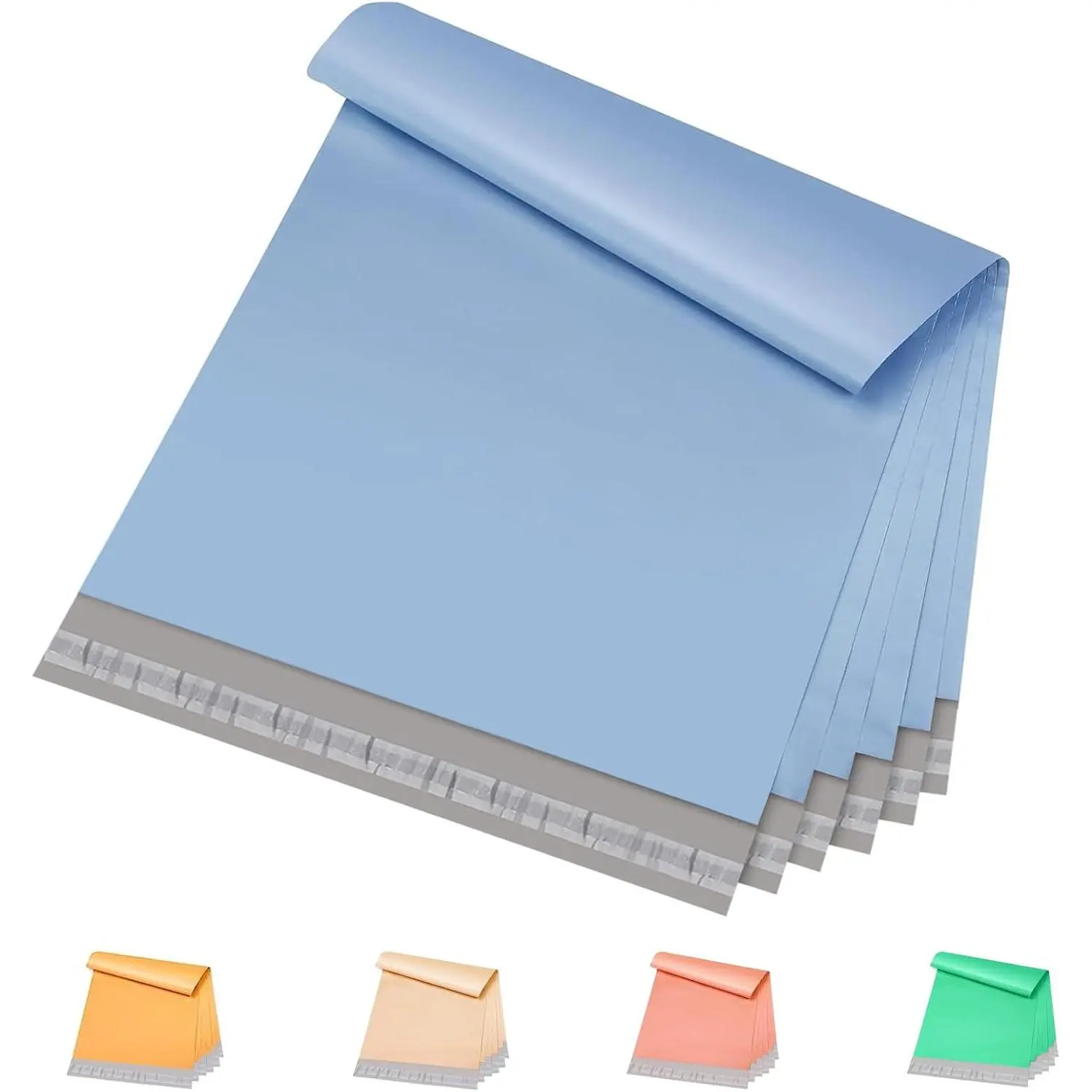 Metronic Poly Mailers 10x13 100PC Shipping Bags Envelopes for Clothing| Small Mailers Poly Bags Mailing Bags for Small Business, Waterproof Tear-Proof Plastic Packaging Bags for Online Sellers Blue