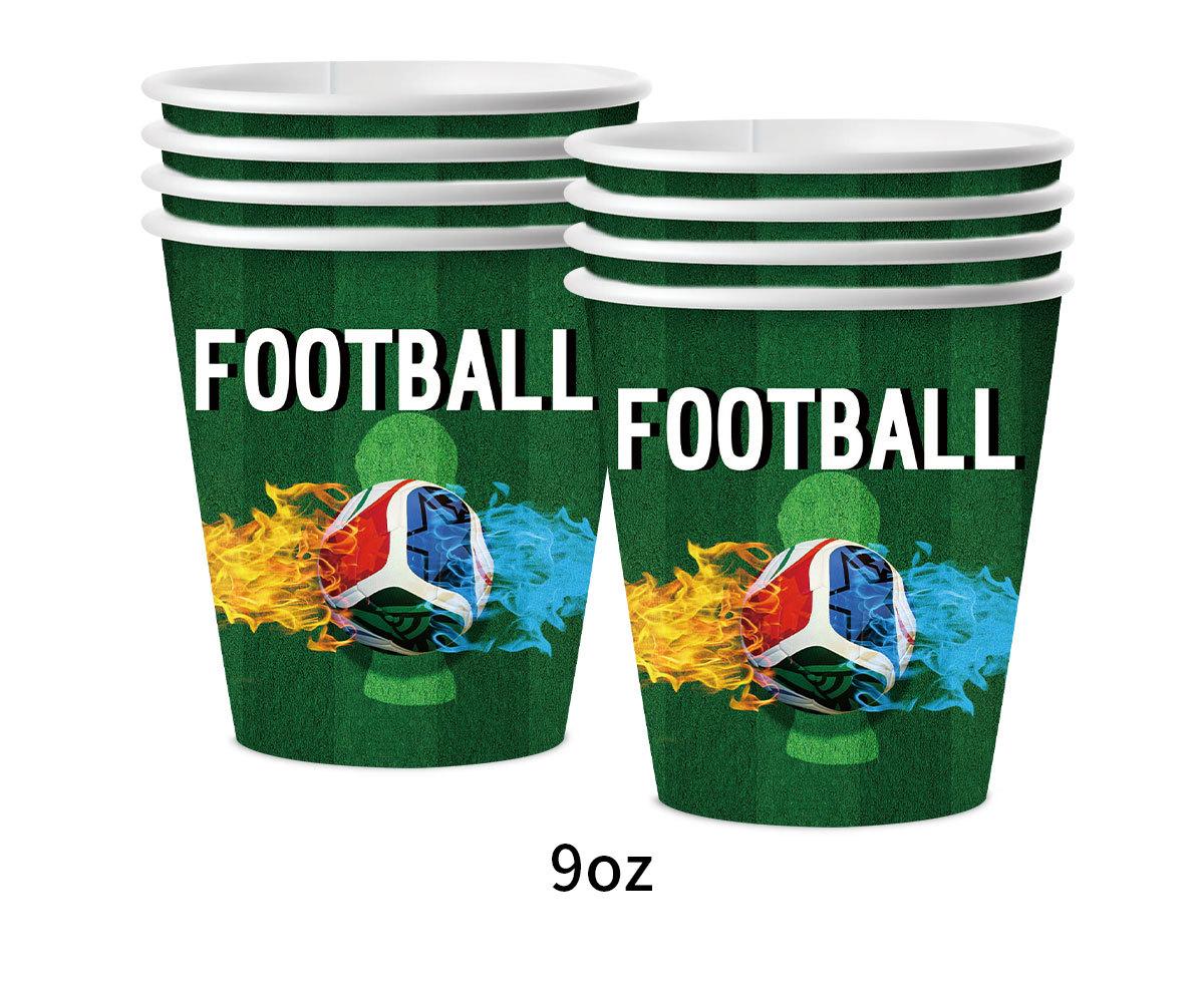 New World Cup football theme party birthday atmosphere arrangement disposable paper plate paper cup paper towel flag tablecloth set