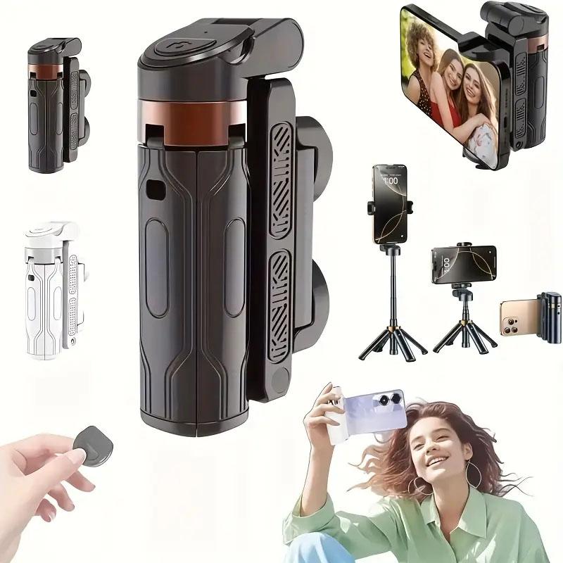 Mini Selfie Stick Travel Portable Tripod Stand, Four-Legged Phone Holder for Photography, Ideal for Travel & Daily Use