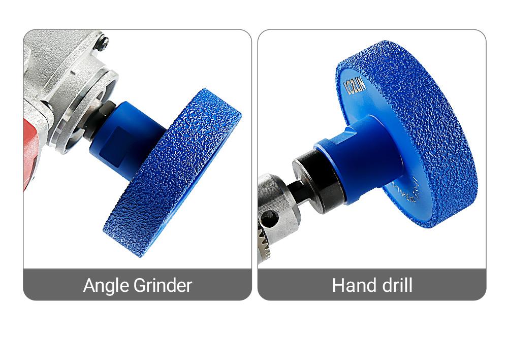 LOZLIN Diamond Flat Grinding Wheel - Stone Grooving Tool Accessories for Marble, Quartz & Countertops - 5/8-11 Angle Grinder Hardware