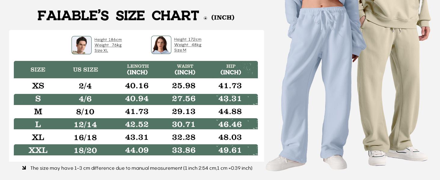 FAIABLE Unisex Drawstring Sweatpants with Three Spacious Pockets,Practical Water-Wash Design,and Flattering Tailored Cut,Stitch Sweatpants - Comfortable Cotton Sweatpants for Couples' Matching Look, Ideal for Everyday Wear and Relaxation