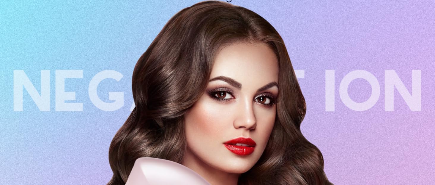 4-in-1 Hair Dryer Brush - Ionic Ceramic Titanium Brush Blow Dryer Hot Air Styler for Frizz-Free Blowouts, Salon Volumizer & Straightener with ALCI Safety Plug, 3 Heat Settings