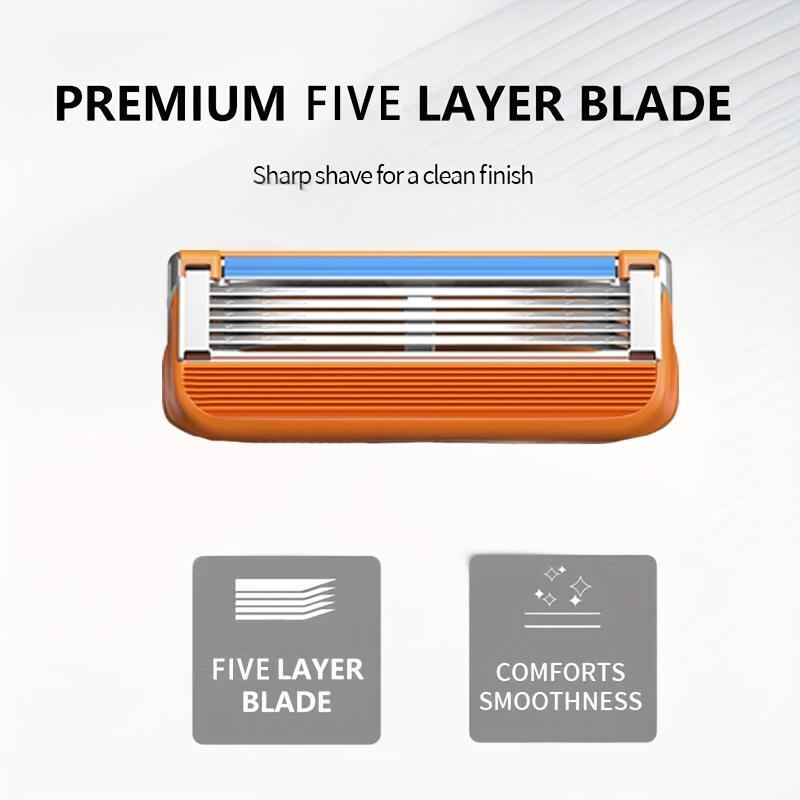 Men's manual shaver kit, blade material is safe and rust proof, easy to use and replace, high-quality material can be washed with water as a whole, classic men's shaving tool