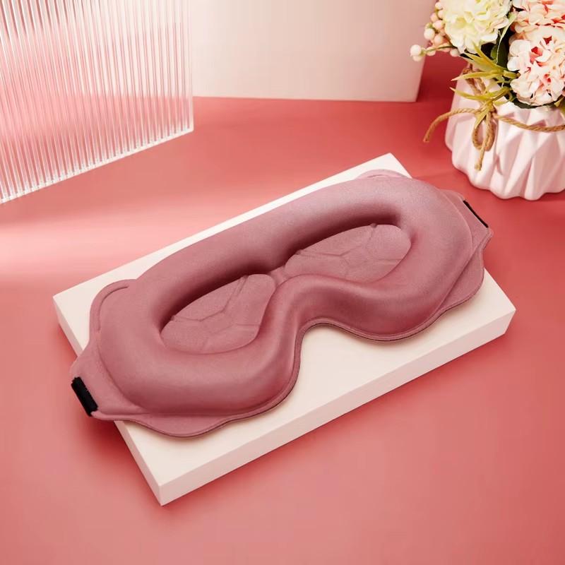 3D stereoscopic sleep eye mask, designed to extend eyelashes, with adjustable shoulder straps for molded masks at night, and a 100% light blocking eye mask, suitable for travel, yoga, and napping