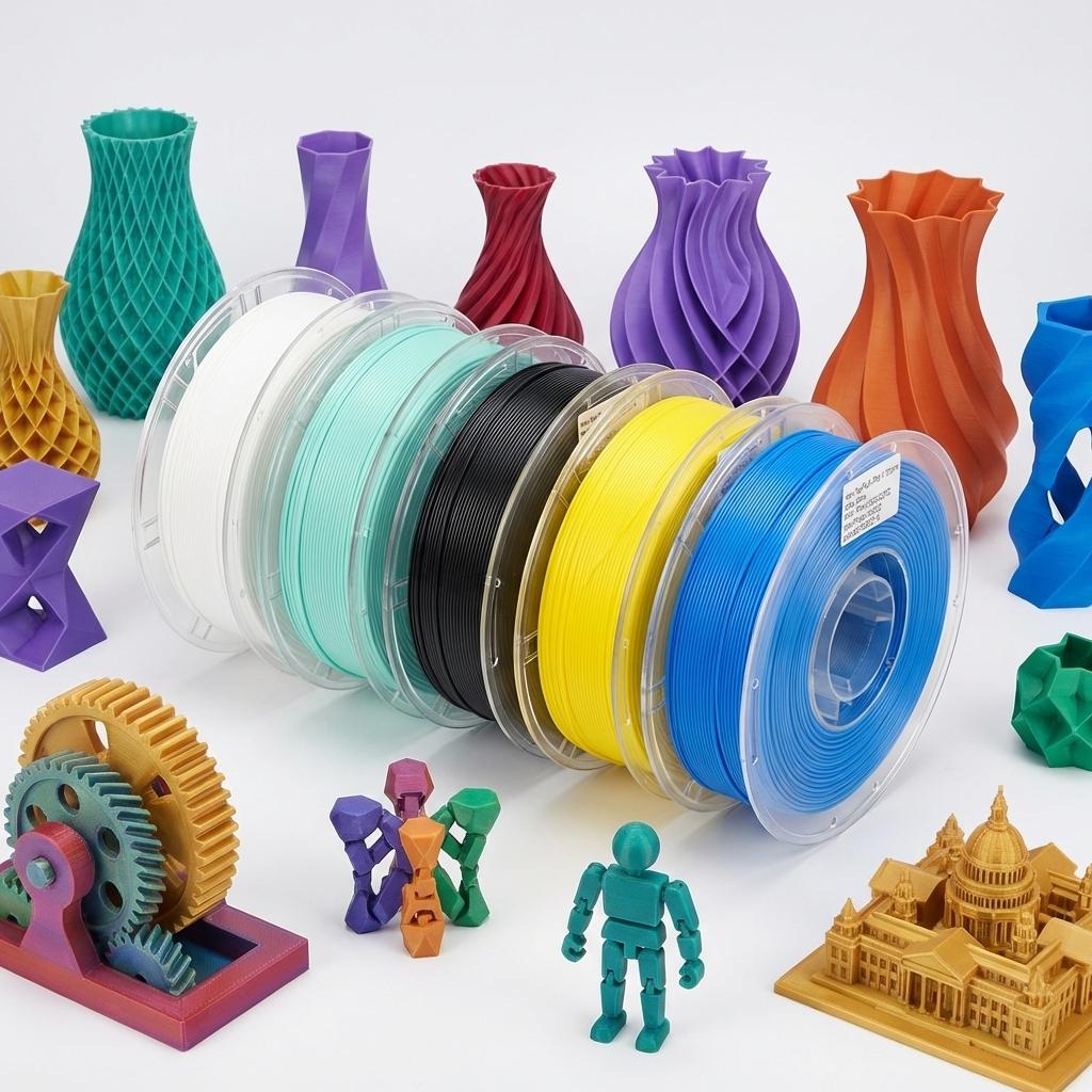 Eco-Friendly Pla+ 3D Printing Filament 1.75mm 1kg, Uniform Spooling, ±0.02mm Precision, Ideal for DIY Enthusiasts, Compatible with Most Fdm Printers