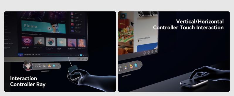 Rokid AR Max 2 Glasses, AI & AR Glasses, 300" 120Hz Ultra-HD Home Theater Screen, 50° FOV, 600 Nits Brightness, Adjustable up to -6.00D, Hi-Fi Sound & Private speakers,  Immersive Display for iPhone 16/15, Steam Deck, ROG, Mac, PC, Android & iOS