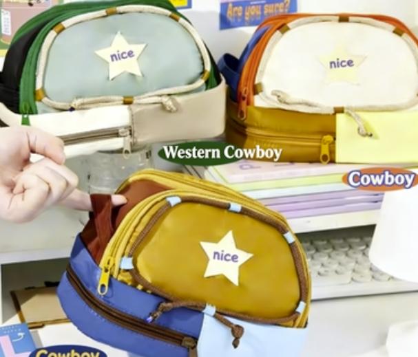 Large Capacity Tent Pencil Case, Durable Design for School Supplies, Perfect Organizer for Pens and Markers, Ideal Gift for Students