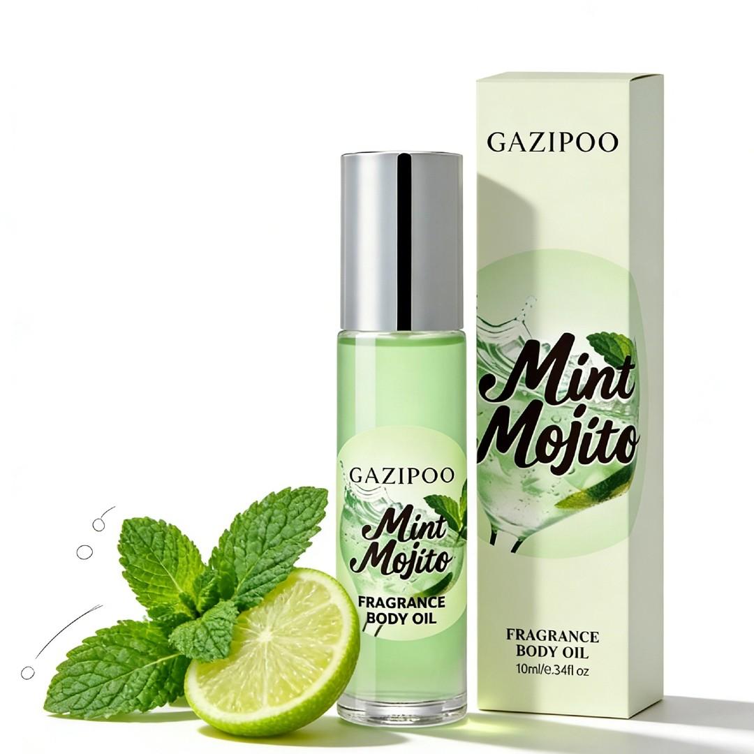 Lemon Mojito Pheromone Fragrance Oil, 0.34oz Long-Lasting Perfume, Lemon Jasmine Amber Scented, Valentine's Gift, Date Night, Girlfriend Gift