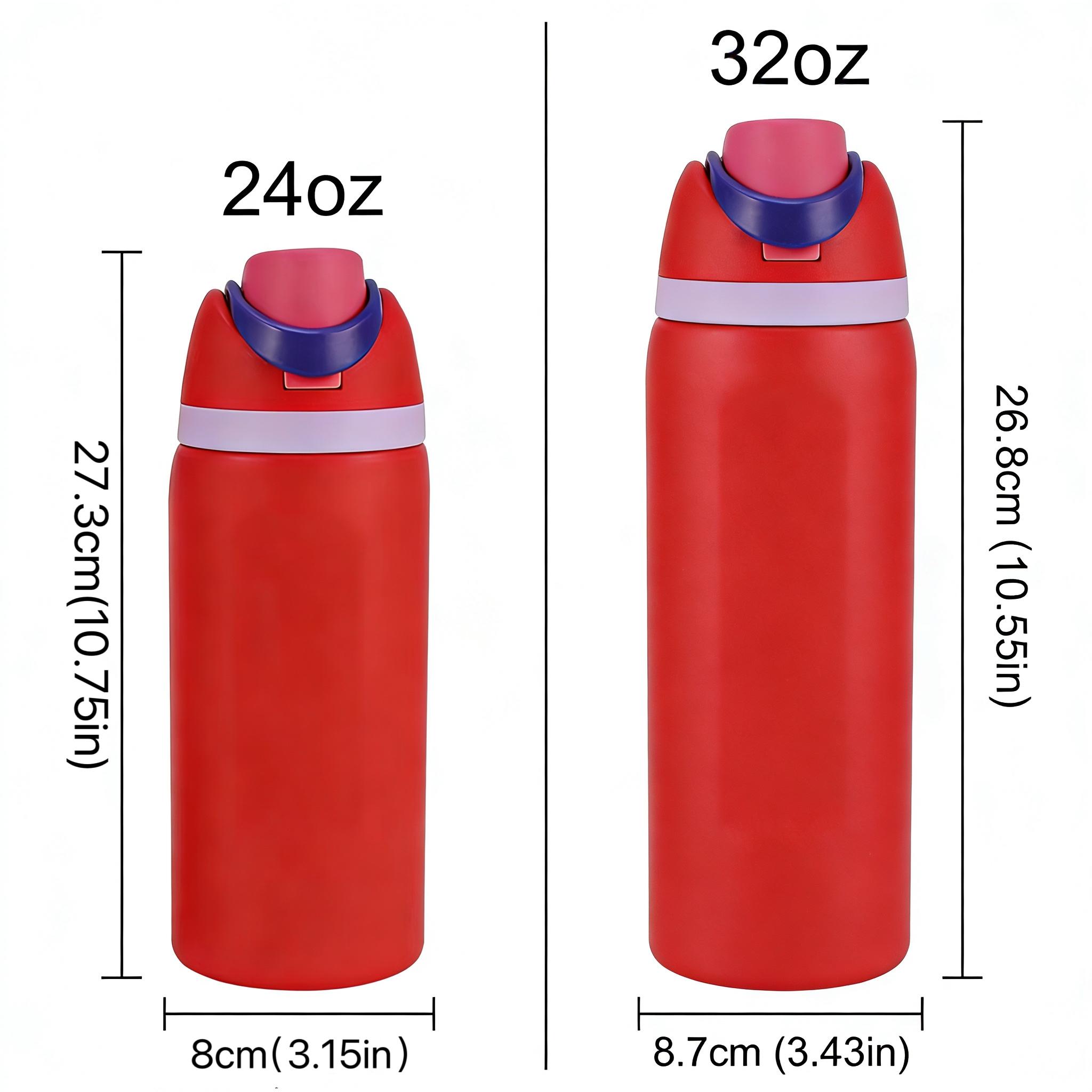Stainless Steel Insulated Water Bottle with Straw, BPA-Free, Ideal for Outdoor Students and Office Workers, Travel Sports Cup