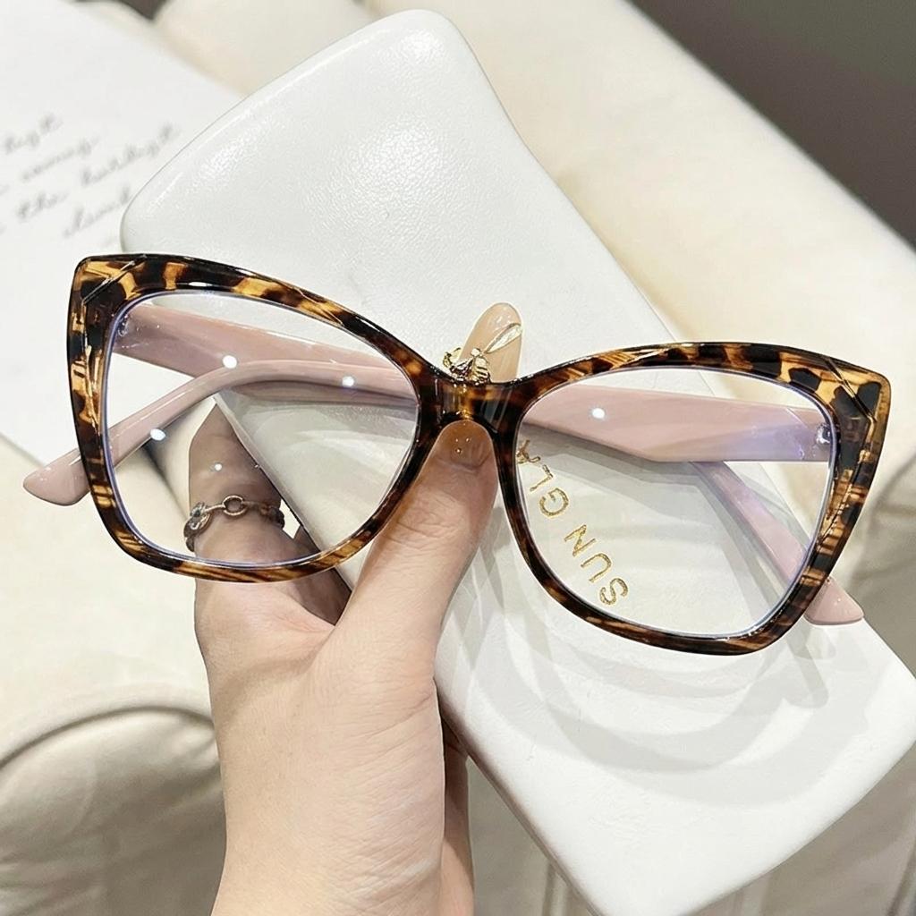 Unisex Cat Eye Reading Glasses, Multiple Diopter Options, Fashionable ...