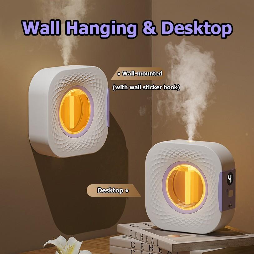 Automatic Timer Aroma Spray Machine, Rechargeable Essential Oil Diffuser, 4 Spray Modes, Multi-Scene Use