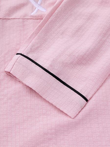 Women's Heart Embroidered Cardigan Set, Long Sleeve Elastic Waist Pants, Casual Comfortable Sleepwear, Loungewear, Spring & Fall Home Wear