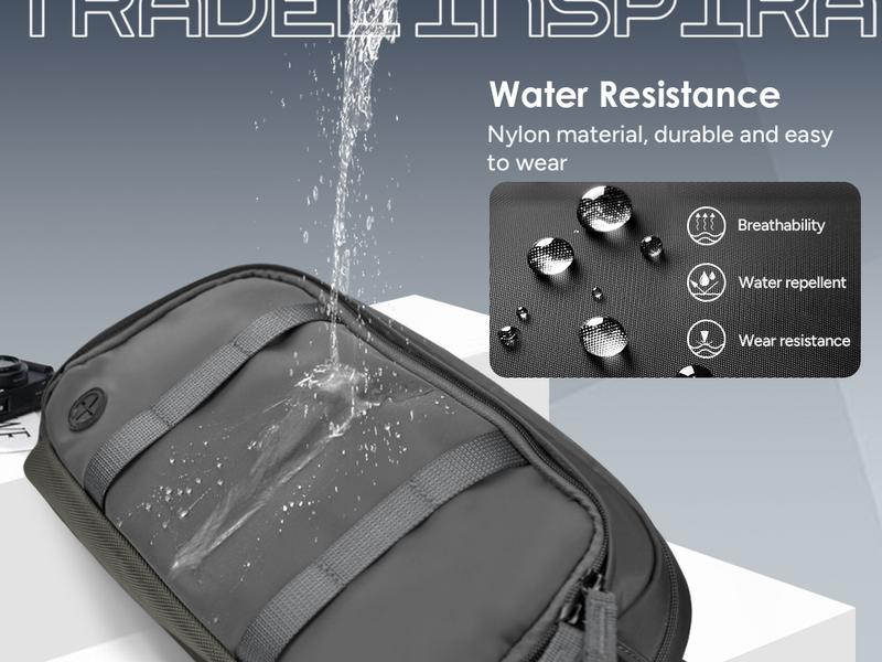 travel inspira Waist Pack Bag Fanny Pack for Men&Women Hip Bum Bag with Adjustable Strap for Outdoors