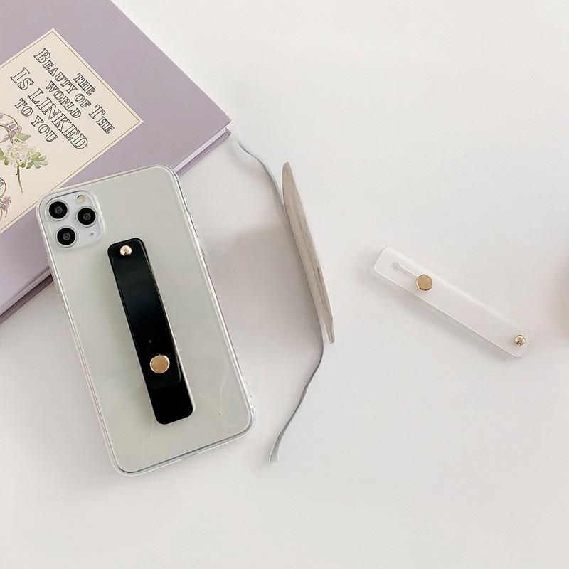 2 Pcs Phone Grip Holder, Telescopic Finger Strap Stand, Universal Finger Kickstand for Most Smartphones, Cell Phone Accessory