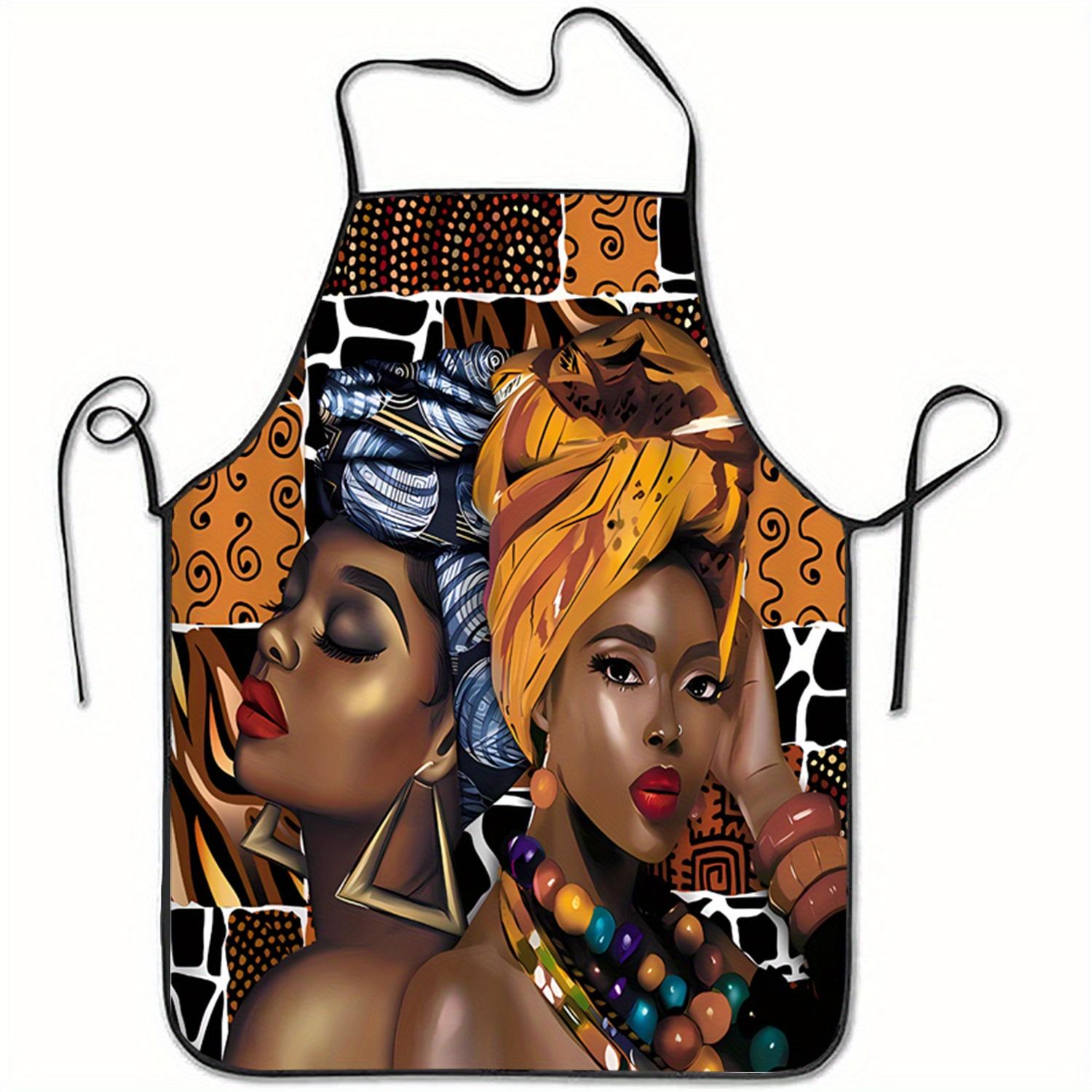 Black Magic Pattern Apron, 2 Counts Polyester  Kitchen Apron for Cooking, Christmas Gift, Winter Apron for Women,Christmas Decorations,Nails Design Tool,Kitchen Accessory,Garden Accessory