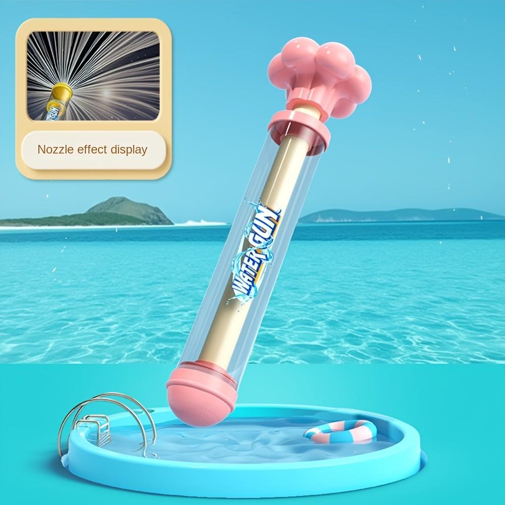 Fireworks Water Gun Kids Toy, Large Capacity Pull Ring Sprayer, Portable Multi-Function Water Gun for Boys, Durable Outdoor Play Gear