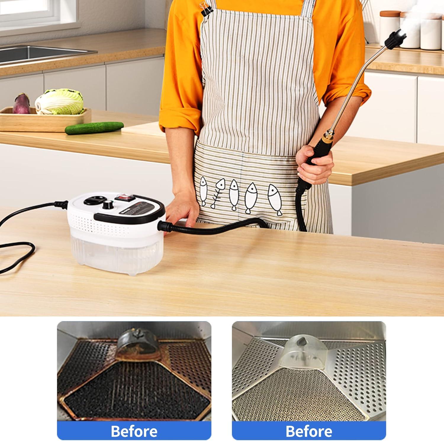 2500W Handheld Steam Cleaner, high-temperature and high-pressure steam cleaner, portable car steamer with 16 accessories, suitable for kitchen grease, car detailing, and bathroom cleaning. 2500W Handheld Steam Cleaner, high-temperature and high-pressure steam cleaner, portable car steamer with 16 accessories, suitable for kitchen grease, car detailing, and bathroom cleaning.