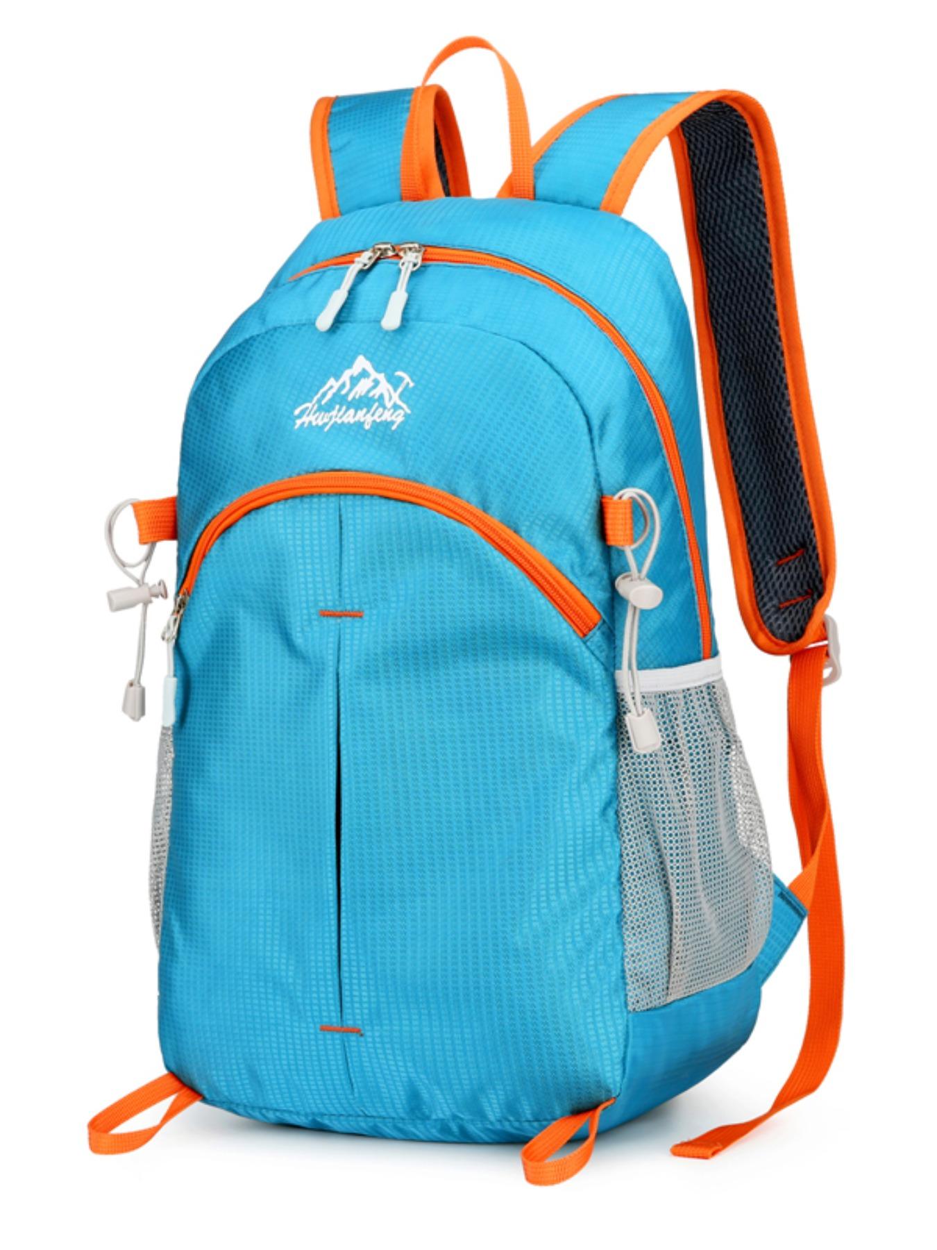 Outdoor Lightweight Foldable Backpack, Unisex Waterproof Durable Hiking Shoulder Bag, Portable Travel Camping Daily Use Bag