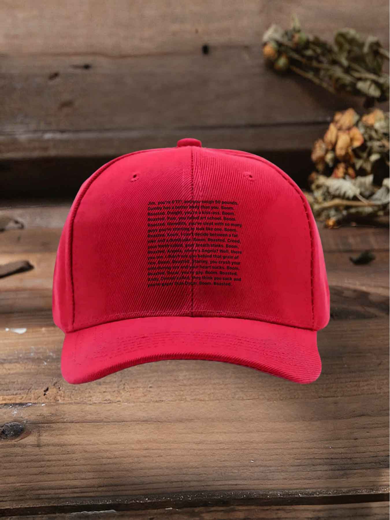 Scott's Boom Roasted Speech 2026 new model Classic Baseball Cap-Adjustable Suitable for Both Men and Women Available in Multiple Colors Comfortable Breathable Hat Suitable for Men and Women