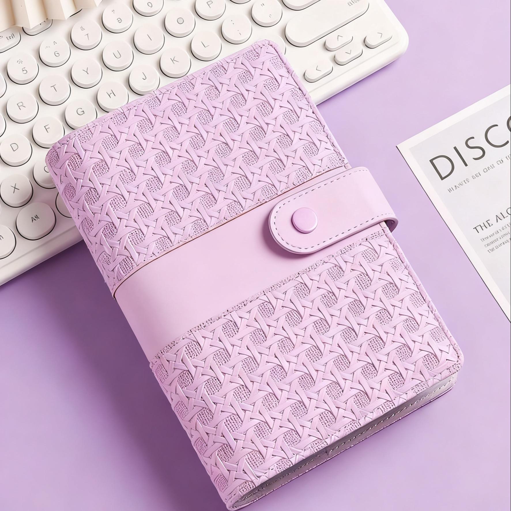 A6 PU Leather Notebook, Handmade Binding Design, Durable & Stylish, Perfect for Journaling, Note-Taking, and Daily Use