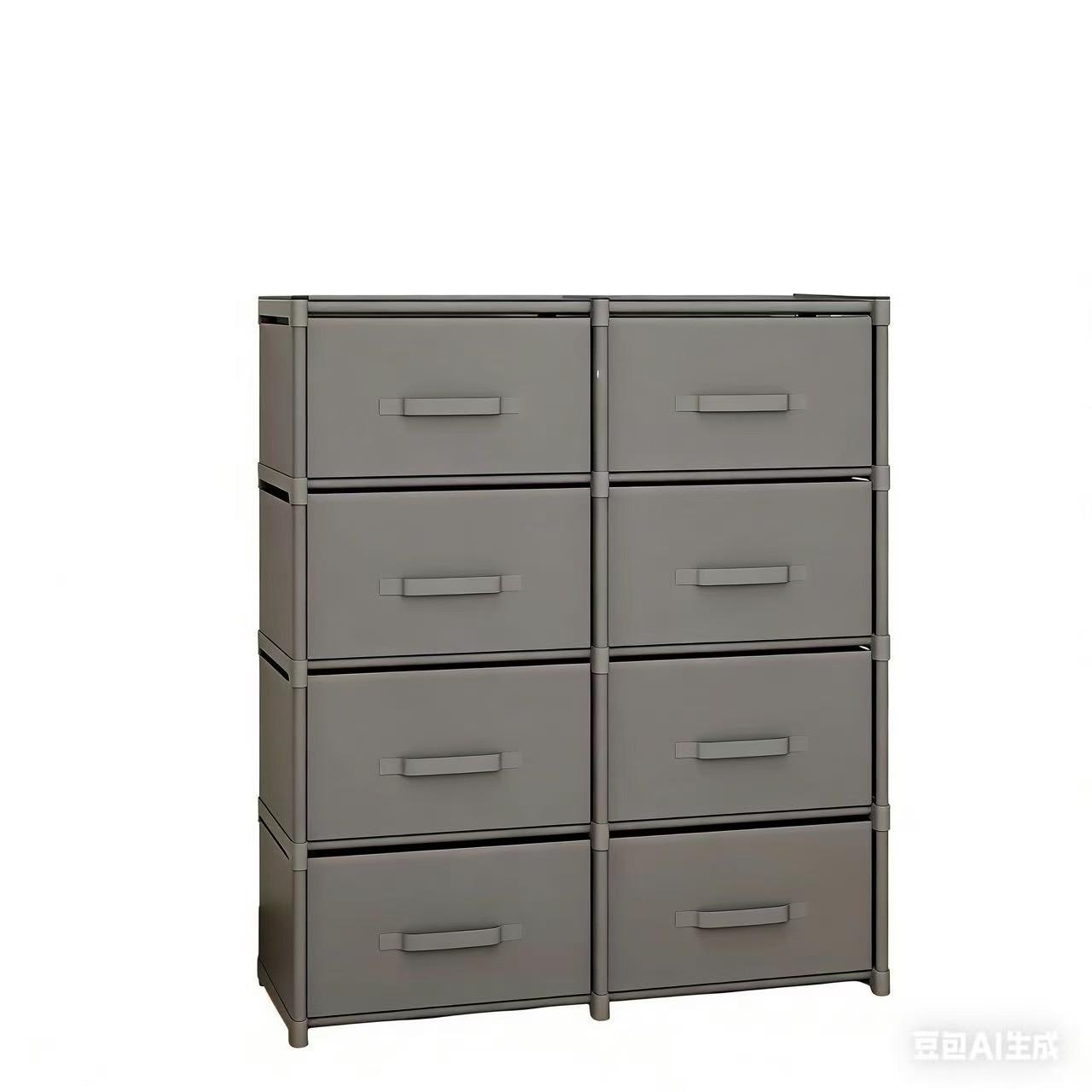 Fabric Office Storage Cabinet, Multi-Drawer Organizer, Durable Structure, Versatile Storage for Home & Office, Living Room, Bedroom, Kitchen