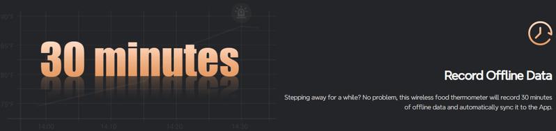 INKBIRD INT-11P-B Bluetooth Meat Thermometer Wireless Waterproof Stainless Steel Grill Tool with 26 Menus & Alarm for Kitchen Cooking Gifts - Black TikTokShopBlackFriday