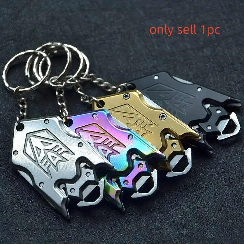 1pc Small Pocket Knife, Unpacking Express Tool, Self-Defense Knife, Keychain Pendant, Portable Cutter, Compact Design, Ideal for Travel