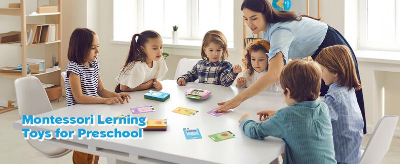 KIDGENIUS Bilingual English Spanish Talking Flashcards Learning Machine for Toddlers 1-3 Montessori Language 224 Words Interactive Educational Device 2026 Cultural Understanding