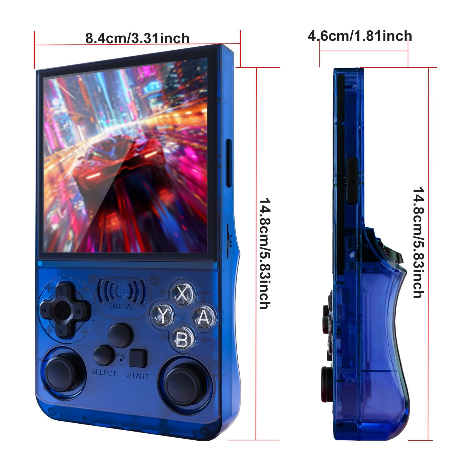 GAMINJA Upgraded ANS13 Open-Source Handheld Game Console, Portable Design with over 15,000 Games, Perfect Gift for Retro Gaming Enthusiasts, Rechargeable Portable Console