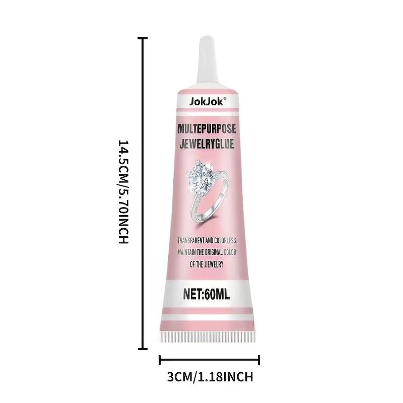 Jewelry Making Glue, Strong Adhesive for Nail Art, Transparent After Curing, Suitable for Metal, Plastic, Ceramic, Rubber, Jewelry