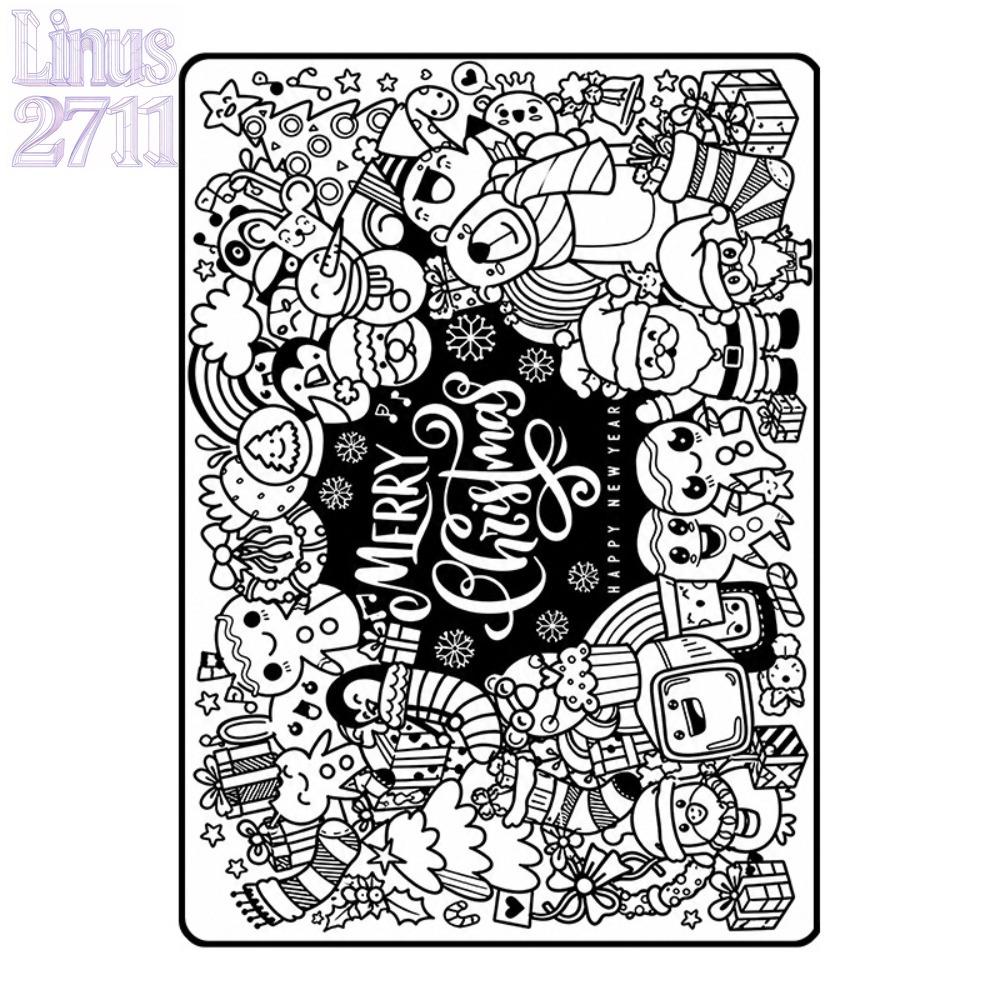 DIY Christmas Coloring Blanket for Kids, Soft Sherpa Fleece Graffiti Throw Blanket, Washable Color Your Own Art Blanket, Parent-child Interactive Craft Activity Supplies, Creative Christmas Family Game Toy, Custom Handmade Holiday Decor, Fun Educational G