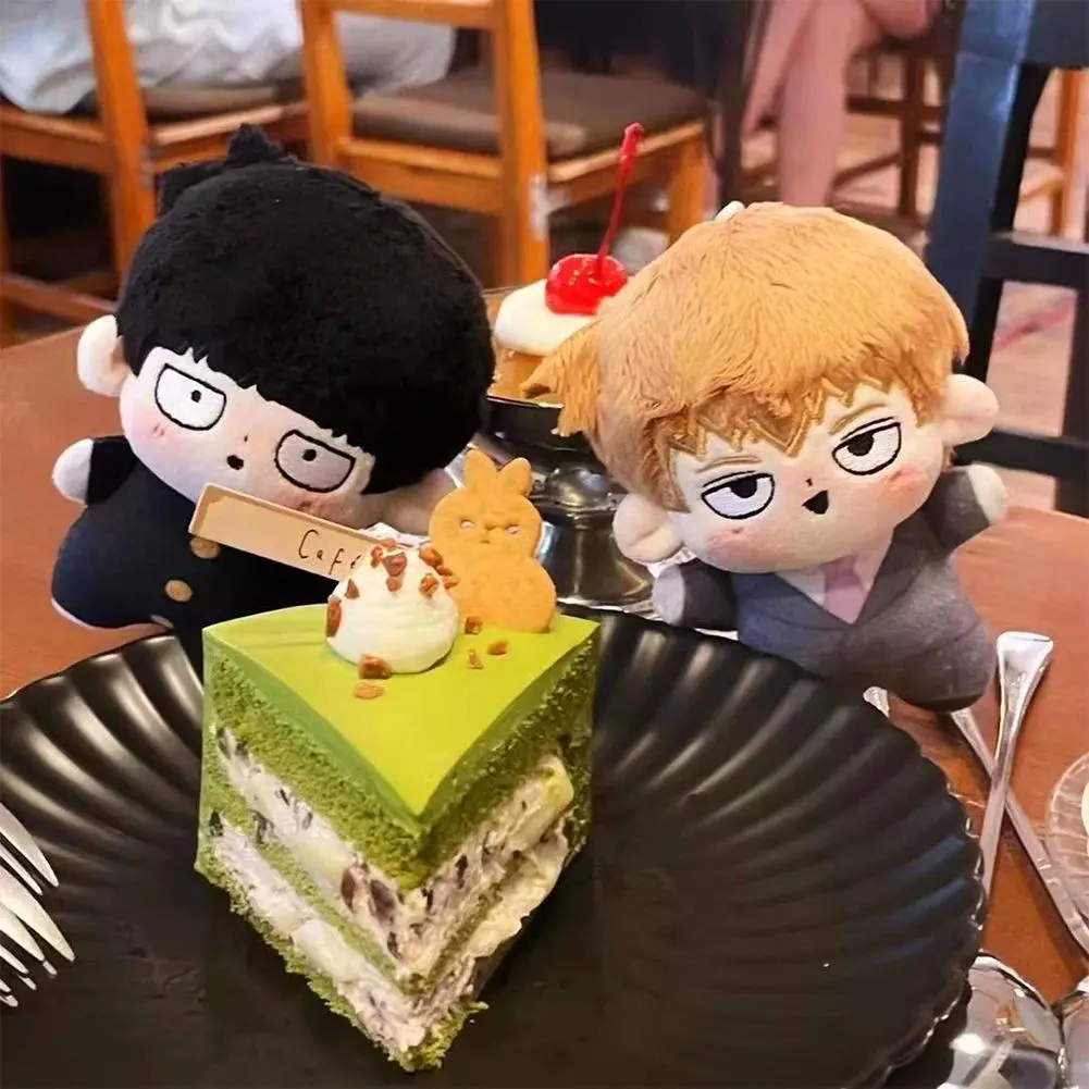 Anime Plush Doll Mob Shigeo Keychain Mini Bag Pendant Reigen Arataka Anime Peripheral Stuffed Toy Collection ornament Gifts 20cm
