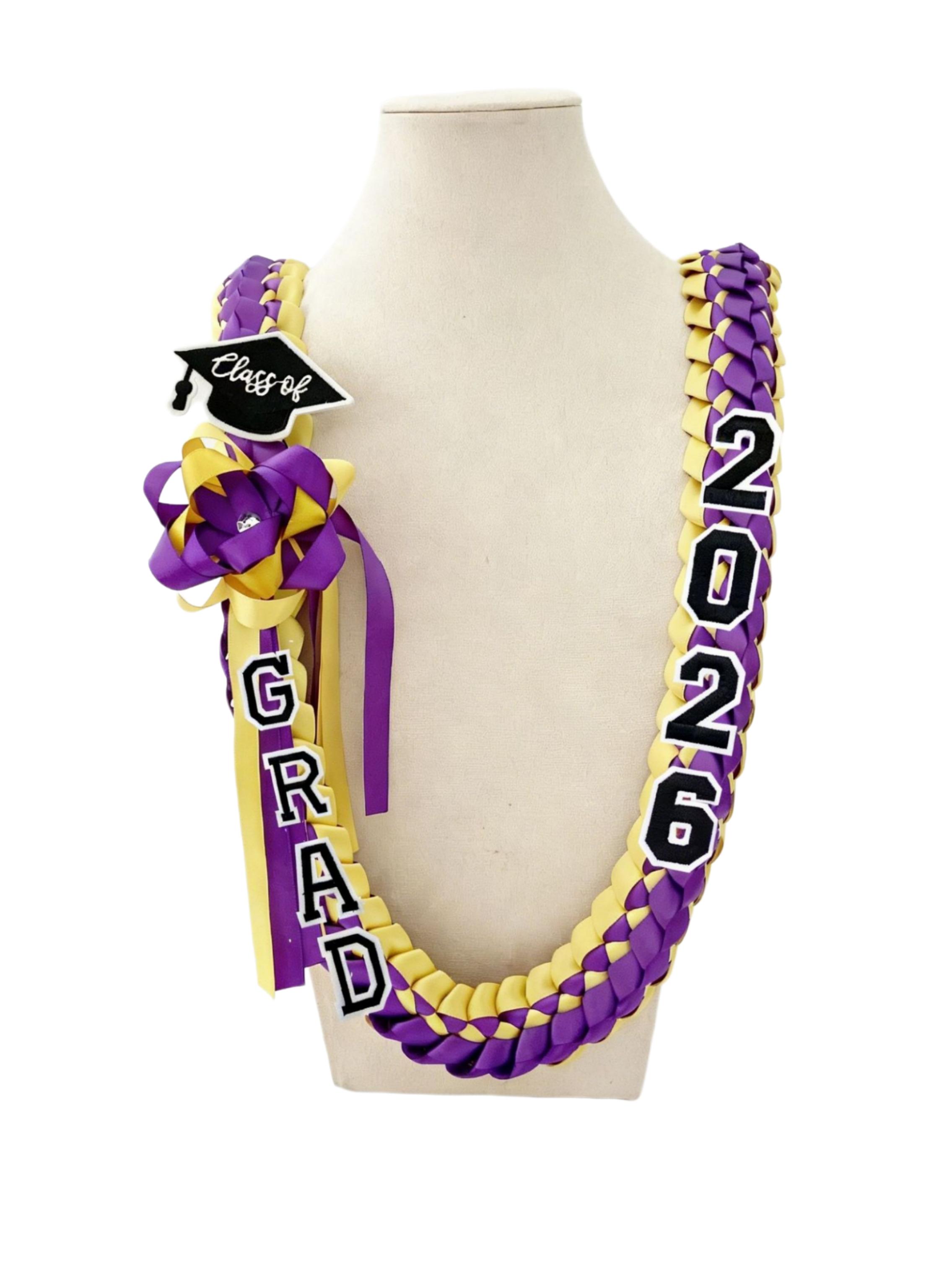 2026 Graduation Party Discount, Handmade Woven Band with Grad Letter and Hat Charm, Adjustable Graduation Money Belt