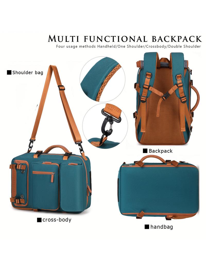 Large Capacity Backpack with Shoe Compartment, Multifunctional Travel Bag, Outdoor Hiking Pack, Unisex Laptop Backpack, Casual Travel Backpack, All Seasons