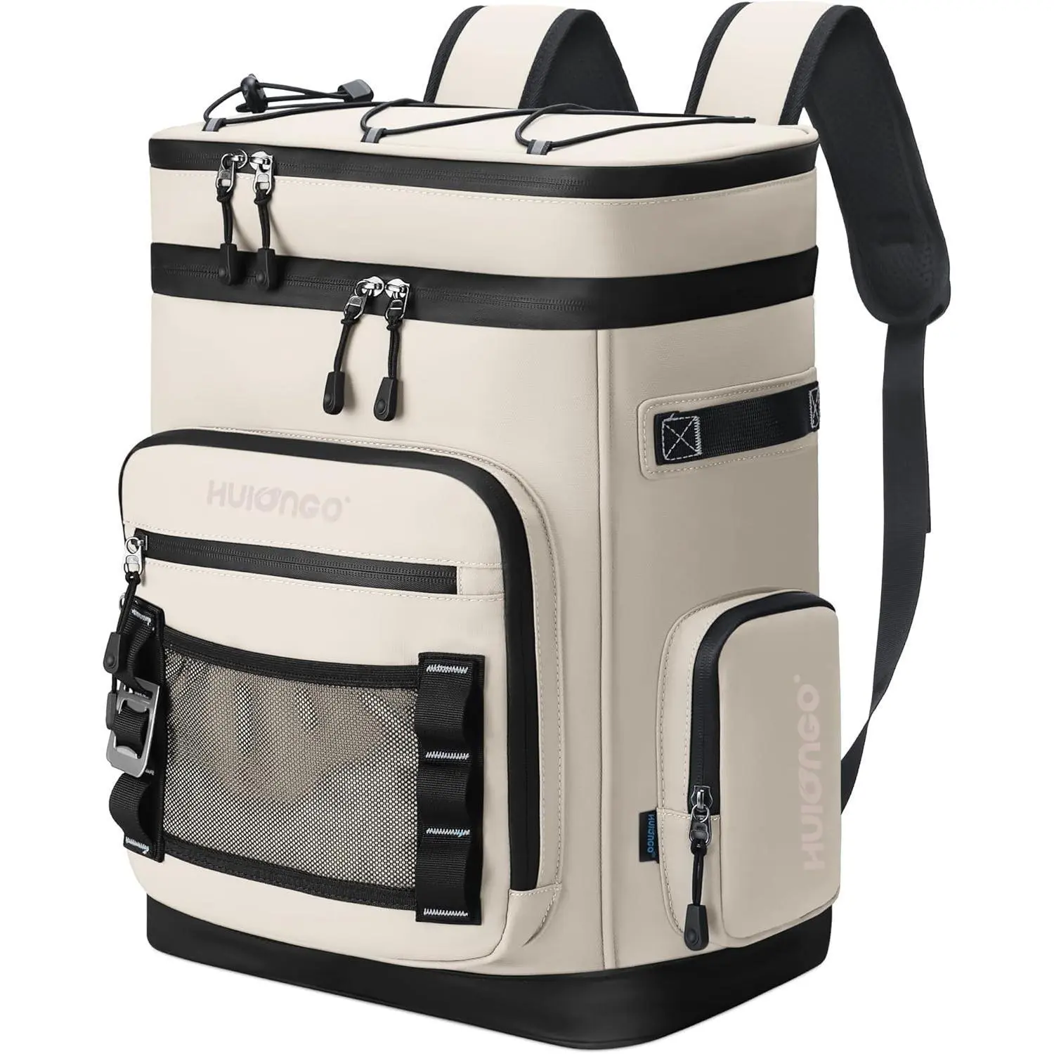 30L Waterproof Insulated Cooler Backpack for 1-3 People, 48-Can Capacity, Advanced Insulation Technology, Thickened Foam Compartment, Leakproof Design, Back/Shoulder Strap Padding, Easy to Clean, Portable for Camping, Hiking